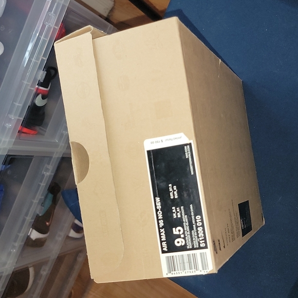 Air Max 95 No-Sew "Black/Blue" - Picture 7 of 7